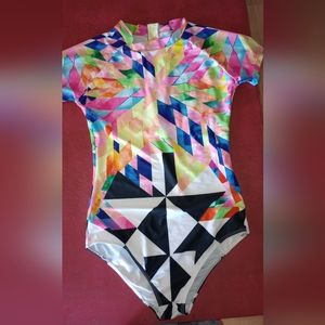 Bodysuit rash guard kaleidoscope